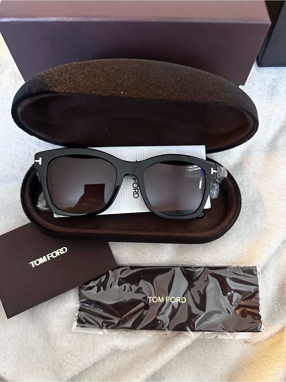 Tom Ford Classic Shiny Black sunglasses